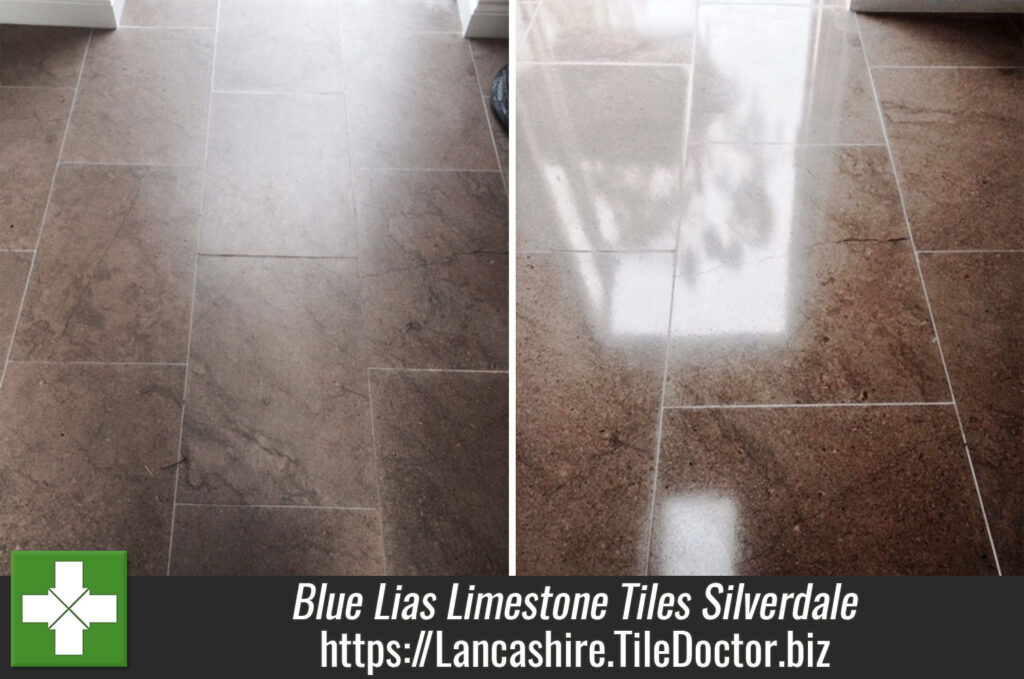 Milling and Polishing Blue Lias Limestone tiles in Silverdale
