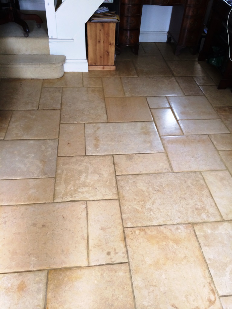 Limestone Floor Restored in Nunton After