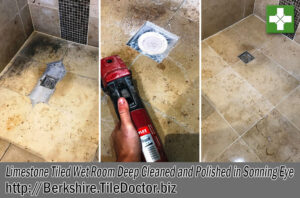 Limestone Tiled Wet Room Before After Renovation Sonning Eye Reading