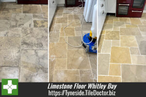 Limestone Tiled Kitchen Renovation Whitley Bay